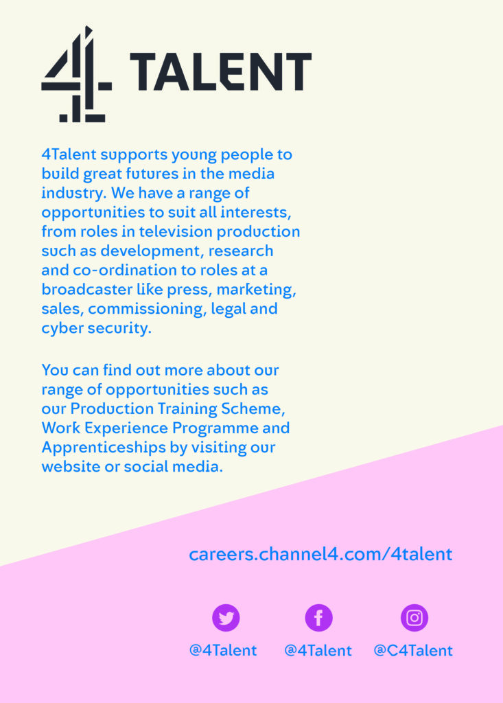 Channel 4 Leaflet Apprenticeship Scheme Back