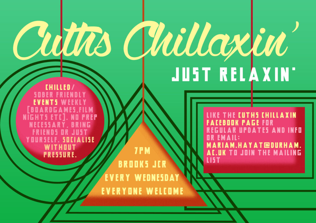 Cuths Chillaxin Event poster