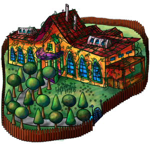 City asset from video game Grimm's Tales