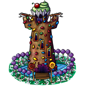 Grimm's Tale desert Gingerbread Tower